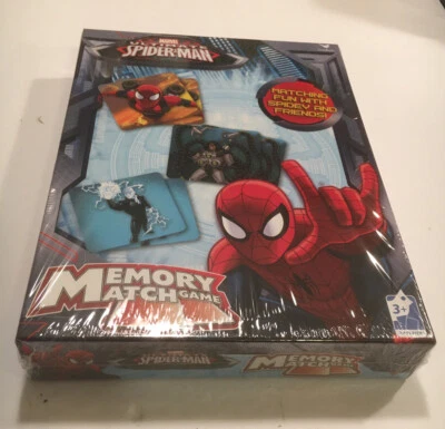 New Factory Sealed Marvel Ultimate Spiderman Memory Match Game 72 Cards - Image 1 of 3