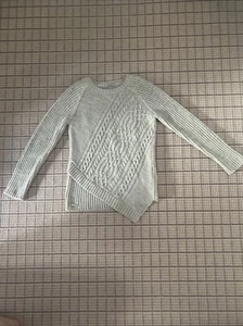 Mayoral Girls Grey Knit Sweater - Size 9 - Picture 1 of 4