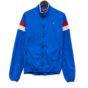 Giacca a vento Redvanly uomo taglia media full zip golf blu nylon spandex guc - Foto 1 di 10