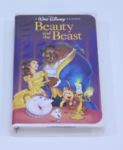 VTG VHS Walt Disney Black Diamond Classic Beauty and the Beast Movie Animation - Picture 1 of 4
