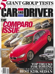 Car and Driver Magazine Comparison Issue BMW Infiniti Towing Trucks Sedans 2012 - Bild 1 von 12