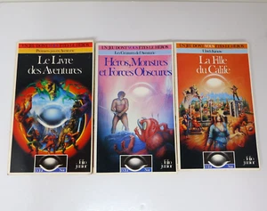 L'Oeil Noir LDVELH Lot 3 Livre des Aventures/Héros Monstres et Forces Obscures - Picture 1 of 24