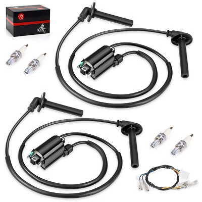 2 Ignition Coil W/Spark Plug CAP Ignition Sub Harness for Honda ST1100 1991-2003 - Image 1 of 4