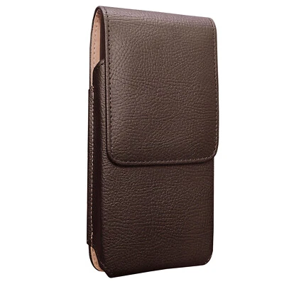 For Apple iPhone 13/13 Pro Max Leather Pouch Vertical Case Belt Clip Loops Cover - Image 1 of 4