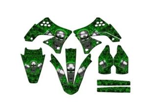 2009-2011 KX 450F Llameante Gearhead Verde Senge Gráficos Kit Compatible Con K - Picture 1 of 4