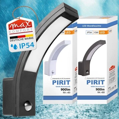 LED Außenleuchte PIRIT Strahler mit/ohne Bewegungsmelder Wandleuchte Wandlampe - Bild 1 von 4