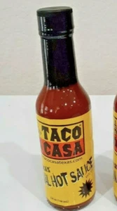 Taco Casa Original Hot Sauce 5oz Bottle Comes With 3 Bottles - Picture 1 of 1