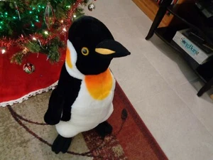 LARGE 24" Melissa & Doug LIFE SIZE Emperor PENGUIN Plush Stuffed LOOK - Picture 1 of 10