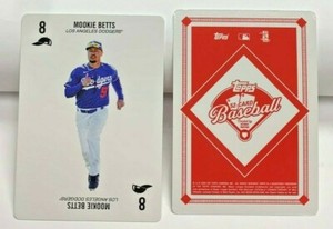 Mookie Betts 2020 Topps 52-Card Game by Kenny Mayne Series 2 LOS ANGELES DODGERS