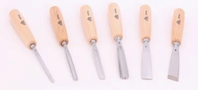 STUBAI Stechbeitel Set 6-tlg. Nr. 560206 Profi Stemmeisen Stecheisen Beitel Satz