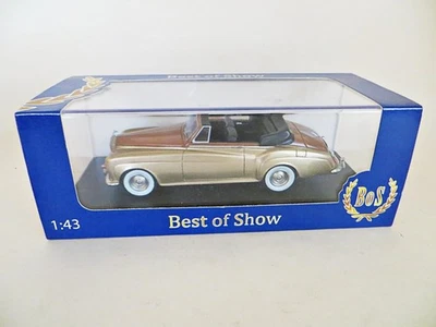 BEST OF SHOW BOS 'ROLLS ROYCE SILVER CLOUD III CONVERTIBLE' GOLD 1:43. MIB/BOXED - Image 1 of 4
