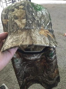 2- Sombrero de béisbol máscara facial árbol real para hombre - Imagen 1 de 3
