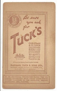 RAPHAEL TUCK & SONS - ADVERTISING GRAMOPHONE PICTURE POSTCARDS - PROTECTOR CARD - Picture 1 of 2