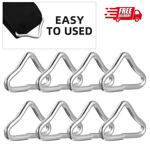 20PCS Triangle Rings for Trampoline Jumping Bed Buckle Accessories UK - Picture 1 of 13