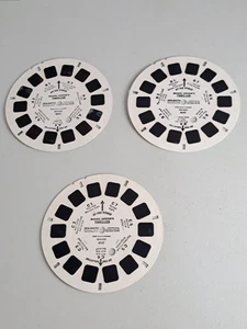 VTG. GAF 1980's View-Master MICHAEL JACKSON THRILLER 3 Disc Reel Set *ONLY* - Picture 1 of 4