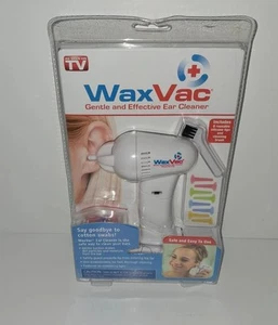 Neu! WaxVac Ohrreiniger sanft & effektiv aus dem Fernsehen inklusive 8 Aufsätze/Bürste - Bild 1 von 5