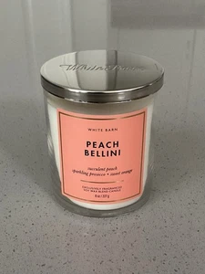 Bath and Body Works Peach Bellini Eindochtkerze - Bild 1 von 2