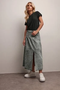 PixieGirl Petite Women's Pleated Midi Skirt - Picture 1 of 8
