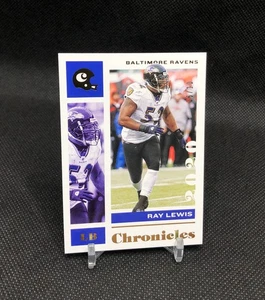 2022 Panini Chronicles Ray Lewis /10 GOLD SSP No. 8 “BRICKWALL” HALL OF FAME 🐐 - Picture 1 of 24