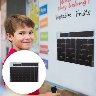  Refrigerator Magnetic Planner Board Fridge Calendar for Erasable - Image 1 of 4