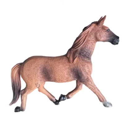 Ornamento de Natal cavalo resina Kurt Adler bronzeado dourado Kurt Adler 4 x 5 polegadas - Imagem 1 de 4