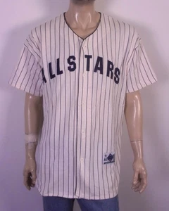 vintage 90s Acme Clothin Looney Tunes Embroidered Baseball Jersey Shirt SZ XL - Picture 1 of 8