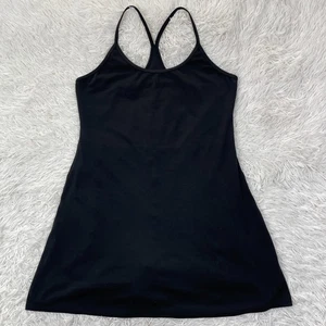 Quince Dress Womens Large Black Ultra Form Active Built In Shorts Pockets Tennis - Picture 1 of 12