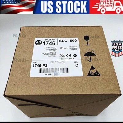 Nueva fuente de alimentación de chasis sellada de fábrica AB 1746-P2 PLC 1746-P2 STOCK EE. UU. Impuestos libres Foto 1 de 4