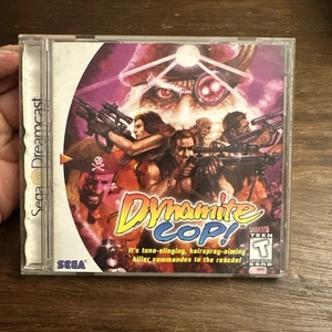 Dynamite Cop (Sega Dreamcast) Completo CIB - Testato - Autentico - Foto 1 di 7