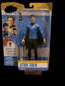 STAR TREK MR SPOCK Posable Bendable Bendyfig Figure With Stand 7 Inches Tall - Picture 1 of 7