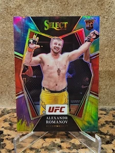2022 Panini Select UFC Alexandr Romanov Tie Dye Prizm Premier Level /25  FOP - Picture 1 of 2