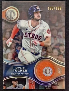 2025 Topps Tribute Kyle Tucker Stamp Of Approval Relic 195/199 - Picture 1 of 2