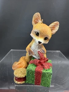 DANBURY MINT BABY FOX Baby Animals Collection CHRISTMAS ORNAMENT - Picture 1 of 5