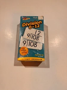 Division 0-12 Flash Cards NEW - Bild 1 von 1