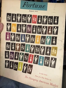 Fortune Magazine August 1953-Great Photos, Illustrations, Comes Bagged - Picture 1 of 1