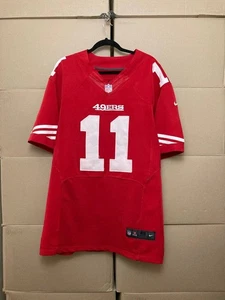 SAN FRANCISCO 49ERS JERSEY MENS SIZE 48 NIKE RED ON FIELD ALEX SMITH #11 Y2K - Picture 1 of 18