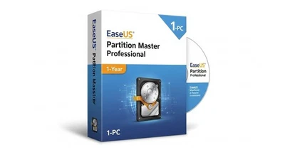 EaseUS Partition Master Professional 1 año | DVD de 1 pieza Foto 1 de 4