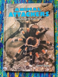 RARE 'Animal Attackers, Deadly Facts Of The Animal World' By David Taylor 1990 - Bild 1 von 10