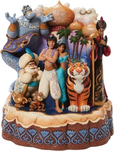 Figura de personajes tallados por corazón de Disney Traditions de Jim Shore Aladdin, 7,67 - Imagen 1 de 12
