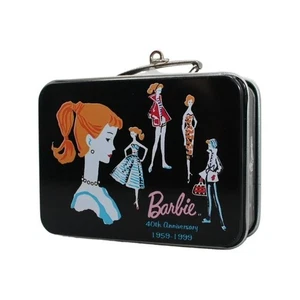 Vintage Hallmark Ornamenti Barbie Lunch Box 40° Anniversario 1999 - Foto 1 di 9