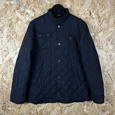 Ralph Lauren Polo Acolchado Chaqueta Abrigo Negro Niños XL Foto 1 de 4