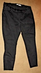 Levi's Signature Totally Shaping Pull On Skinny Jeans schwarz Größe 20 kurz 35x28 - Bild 1 von 5