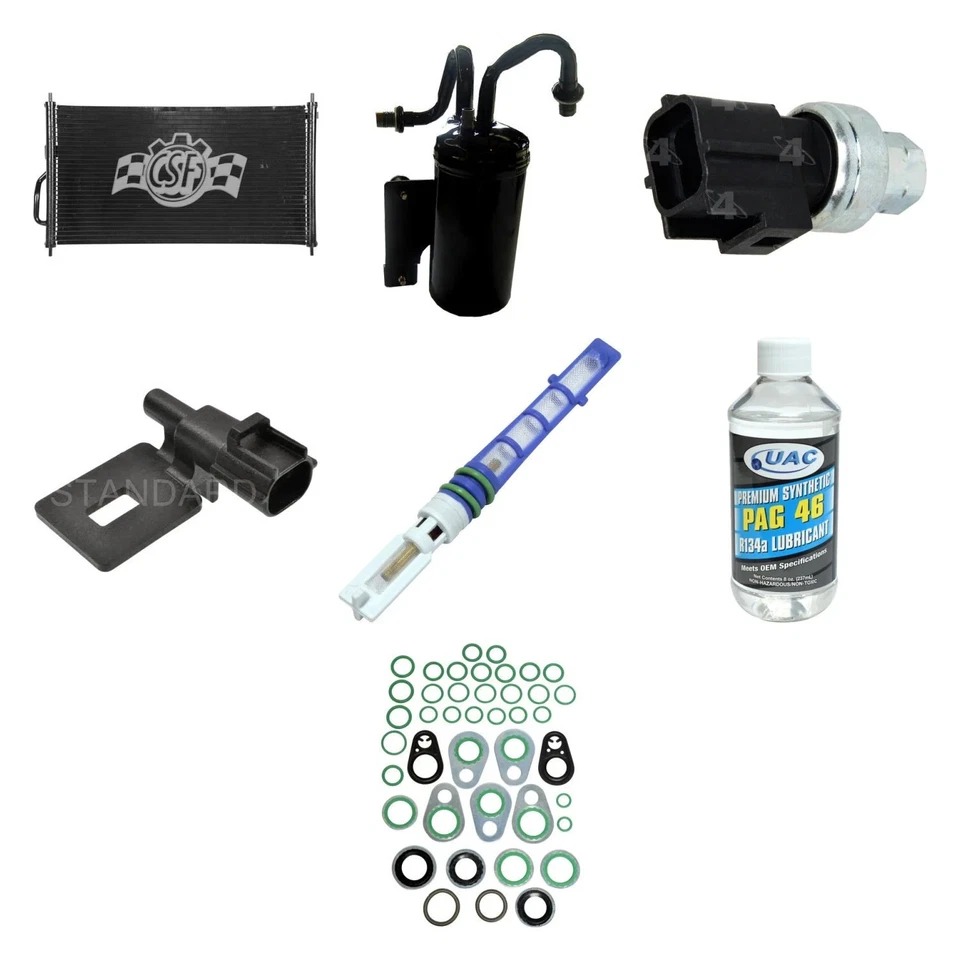 For Dodge Ram 3500 2003-2007 CSF 7-Pc A/C Condenser Kit - Imagem 1 de 1