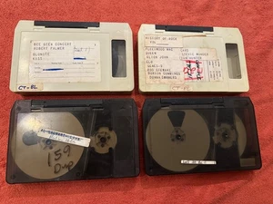 4x AS-IS Lot Vintage U-Matic Tapes - Elvis death special, Memories, John Denver - Picture 1 of 1