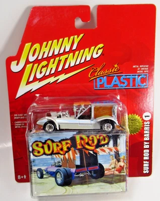 Johnny Lightning CHASE Surf Rod by George Barris Classic Plastic White Lightning - Image 1 of 4