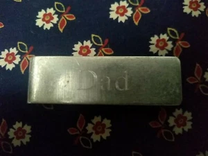 Sterling Sliver Money Clip Tiffany And co Dad  - Picture 1 of 12