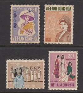 1969 South Vietnam Stamps Farm Woman Scott # 343 - 346 MNH    - Picture 1 of 1