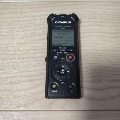 OLYMPUS LS-P4 Linear PCM Recorder 39H 8GB Hi-Res Bluetooth Tested Japan Good - Image 1 of 3