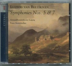 CD Franz Konwitschny: Beethoven Symphonies 5 & 7 (Eterna) 1997 - Foto 1 di 1