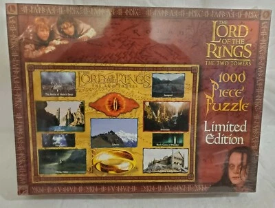 Lord Of The Rings The Two Towers Limited Edition 1000 Piece Jigsaw Puzzle - NEW - Изображение 1 из 4